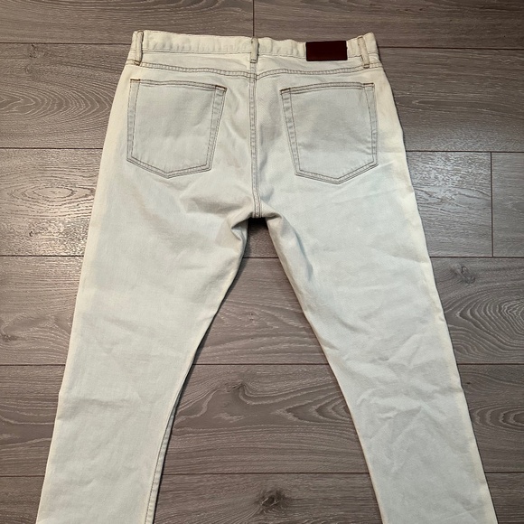 Burberry Cream Straight Men Jeans - Picture 2 of 8